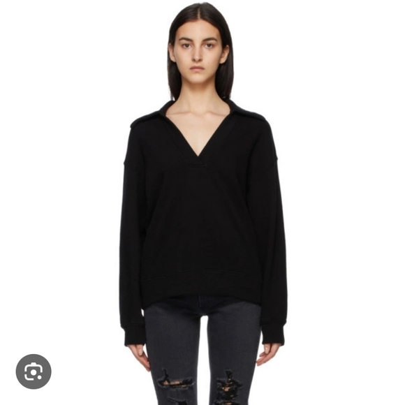 Citizens of Humanity Casual Collared Sweatshirt - Picture 2 of 4